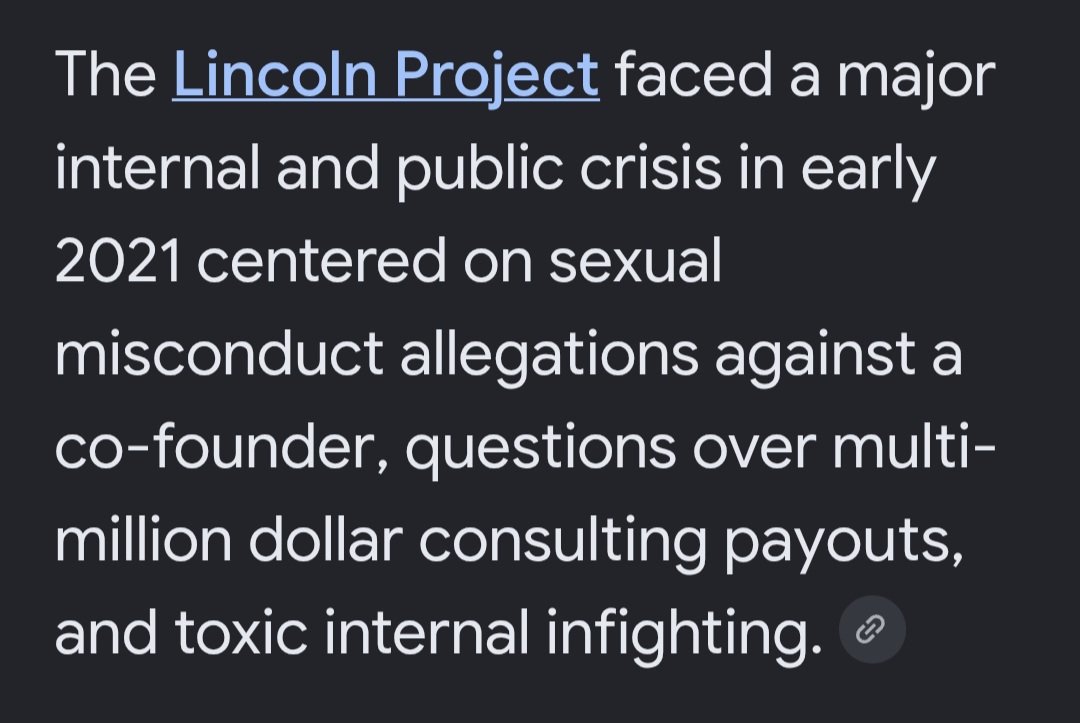 Appasanhugi's tweet photo. @LostInCybaSpace @maxwellpacific @fwprism Lincoln Project "based" it says.... lets see what the facts say - https://t.co/uWq3847tDf