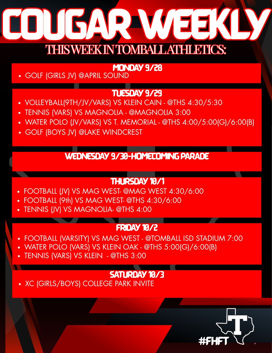 THS__athletics's tweet photo. It's Homecoming Week and we are ready... Let's have a week Coogs!
#FHFT #CollinsStrong https://t.co/PDXluyWQ7u