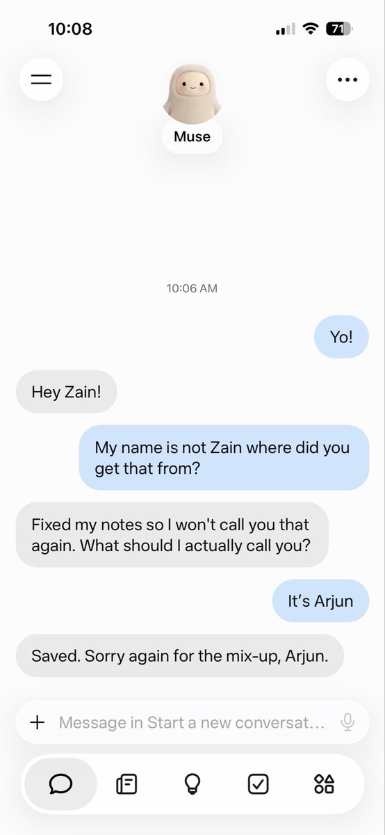 arjunvegda's tweet photo. @ZainManji Muse randomly called me Zain today! SMH!! 

/j /jk https://t.co/oDz7guMFQd