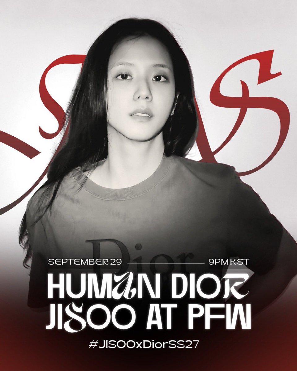 tkgaries103's tweet photo. Sooyaas, Xiuqis and Blinks who want to hype JISOO on PFW and need more followers, please comment on this post, we will help ! 秀騎們還缺追蹤的可以在這帖子評論一下，我們來幫忙！

#JISOOxDior #DiorSS27 #DiorSummer27 https://t.co/WCifNQXMcD