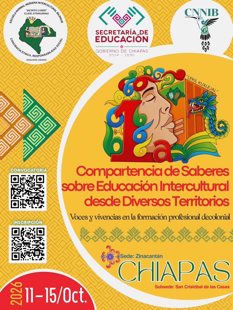 enbj67's tweet photo. La Plataforma para Registro de Compartencias que tendremos en la Escuela Normal Indígena Intercultural Bilingüe de Zinacantán, Chiapas cierra el 30 de septiembre.  En breve estaremos compartiendo el Programa General. Nuestras Voces Cuentan.
https://t.co/95JFgEKOa2 https://t.co/66Dv8jw2TT