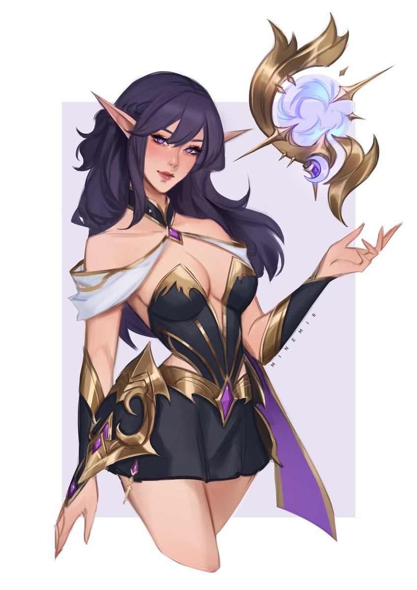 Minemir_'s tweet photo. Seren Vael ✦ sketchy comm 💜✨ https://t.co/eVUhU27OFf