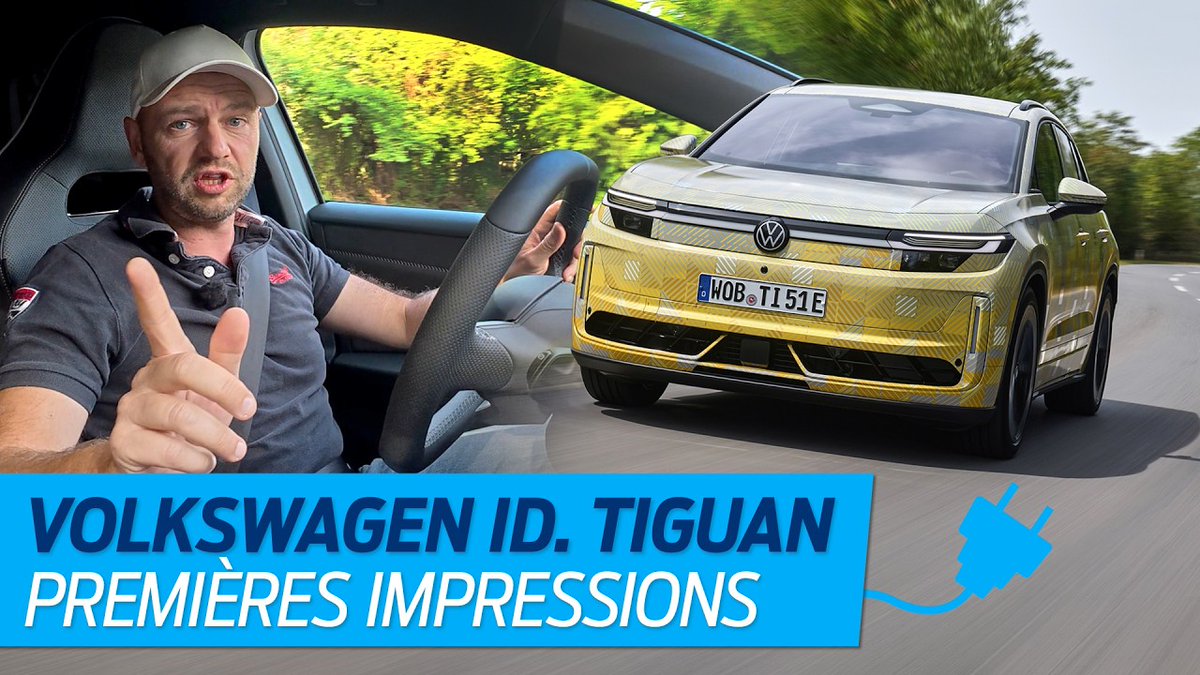 dmeance's tweet photo. Volkswagen ID. Tiguan (2027) : nos premières impressions à son volant ! https://t.co/Rw6L8wEk8Z via @YouTube @Largus_auto @MaximeFontanier
@vw_france #Volkswagen #IDTiguan #Tiguan #VolkswagenIDTiguan #Prototype #SUV #Electrique #Présentation #Essai #VoitureElectrique #BEV #EV #VE