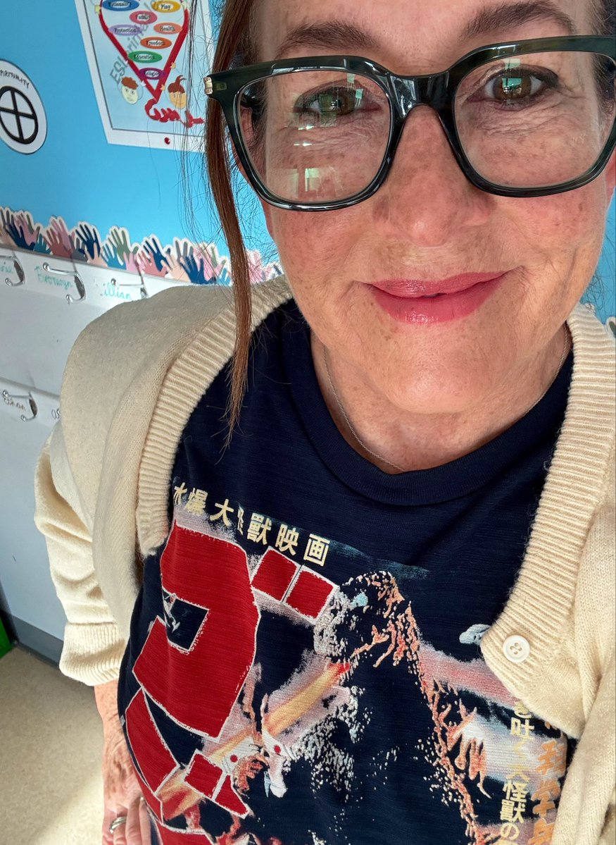 Real Godzilla t-shirt gifted from Japan worn by fan