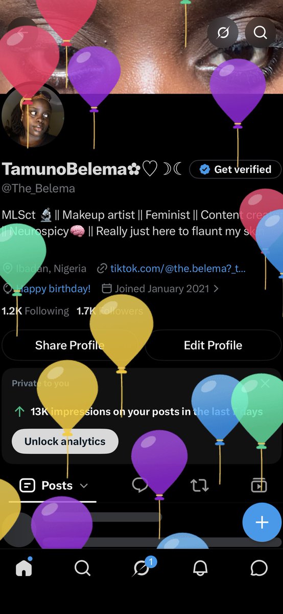 The_Belema's tweet photo. Birthday on a Monday??, Who does that??? https://t.co/lN7cipxMUy