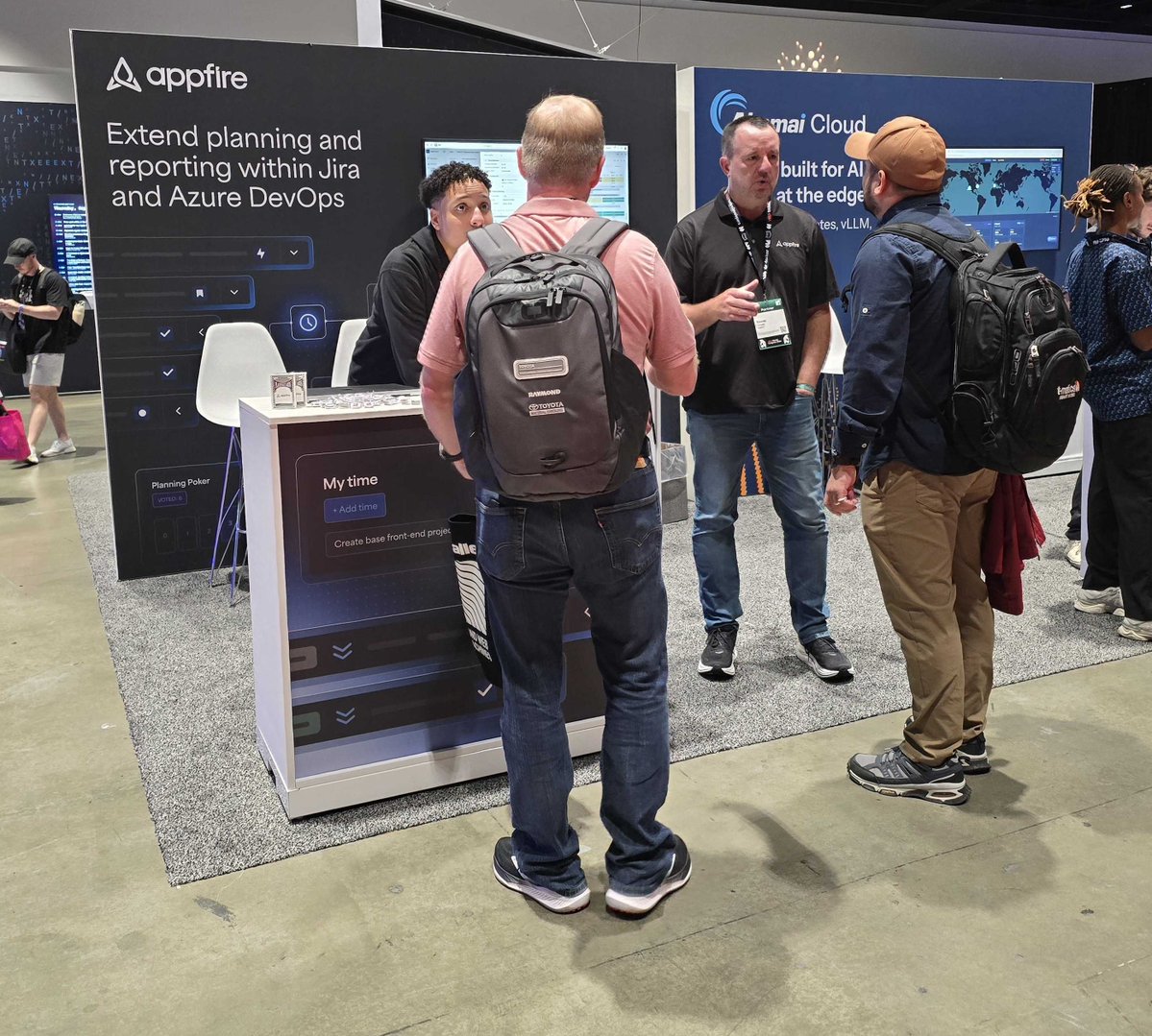 Appfire's tweet photo. Thanks to everyone who stopped by our booth at #WeAreDevelopers! 

We had great conversations about AI, automation, and governance. 

💬 Let's keep talking: https://t.co/wE6iIUWOkz https://t.co/hRKpd2JGXY