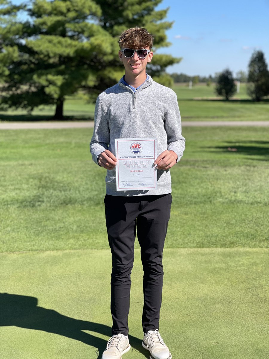 LHSAthletics2's tweet photo. Congrats to our boys Golf team as they are back to back NWC champions!! 

Seth Brant and Bosten Bailey 1st team NWC

Jacob Geier 2nd team

Marshall Hammons and Aiden Milligan Honorable Mention 

Coach Hammons- Coach of the year https://t.co/az2kkwuzTO