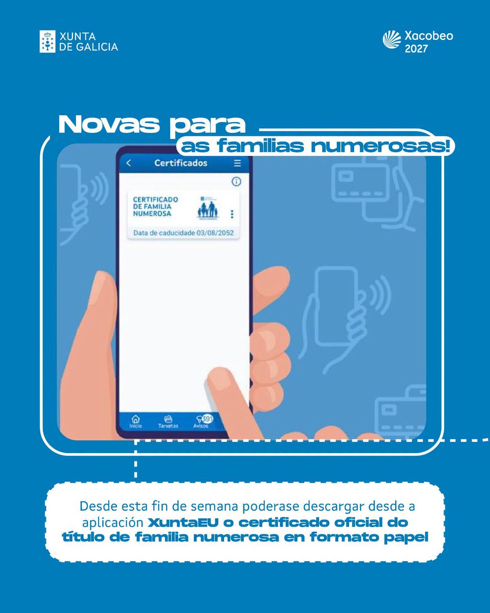 ConcelloM's tweet photo. 🏫 Novas para as familias numerosas. https://t.co/18nwV5UrPZ