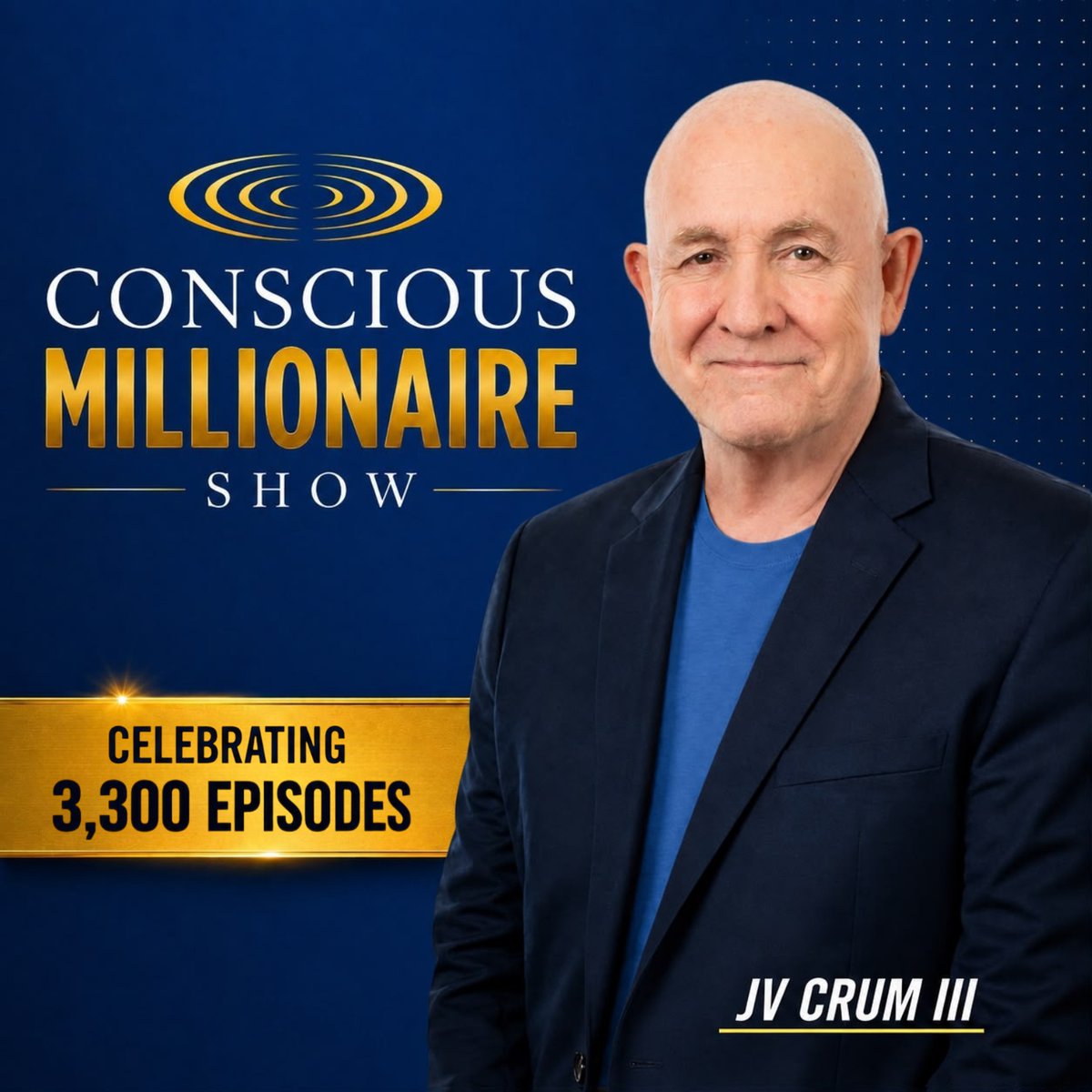 JVCrum's tweet photo. Season 13 of the Conscious Millionaire Show begins Wednesday, September 16.

In this special episode, you’ll experience my new 5-minute Ultra-Performer Accelerator Audio

🎧 Listen here: https://t.co/Fkwnbj5X2z 

#UltraPerformance #Founder #HighPerformance #HumanPerformance https://t.co/ChNqaIjsHs