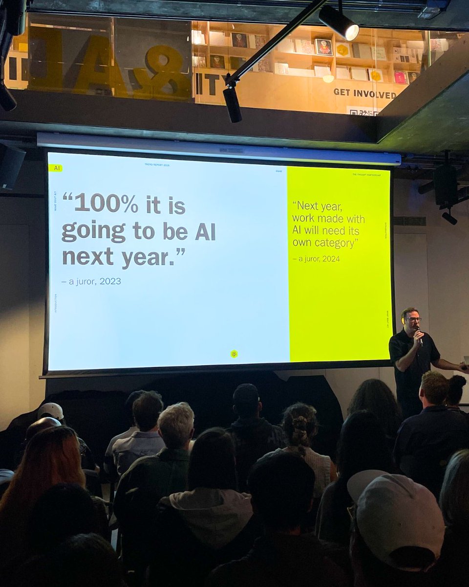 dandad's tweet photo. Where has creativity landed in 2026? 👀 

The 2026 Annual Trend Report, created with The Thought Partnership, explores six themes from 50,000+ entries across 46 categories. 

Join us 30 Sep at D&amp;AD HQ as Donal Keenan unpacks the findings: https://t.co/lHrGFFE5OM 

#dandad26 https://t.co/AzWLhVfMFN