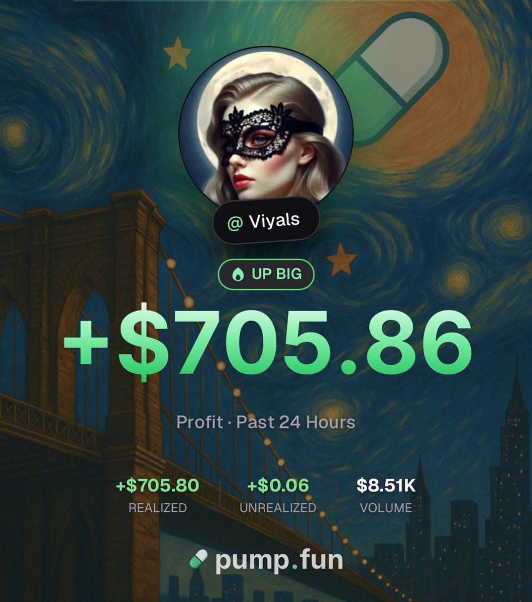 Viyals_'s tweet photo. Day 16 using @Pumpfun. Here is my 24hrs profit and callout payout. Naaaaa, I’m loving this💅🏻

Join me: https://t.co/FEhm9rpFhr

Sent from My Pumpfun App #SfMPA https://t.co/tPgIzMeKCw