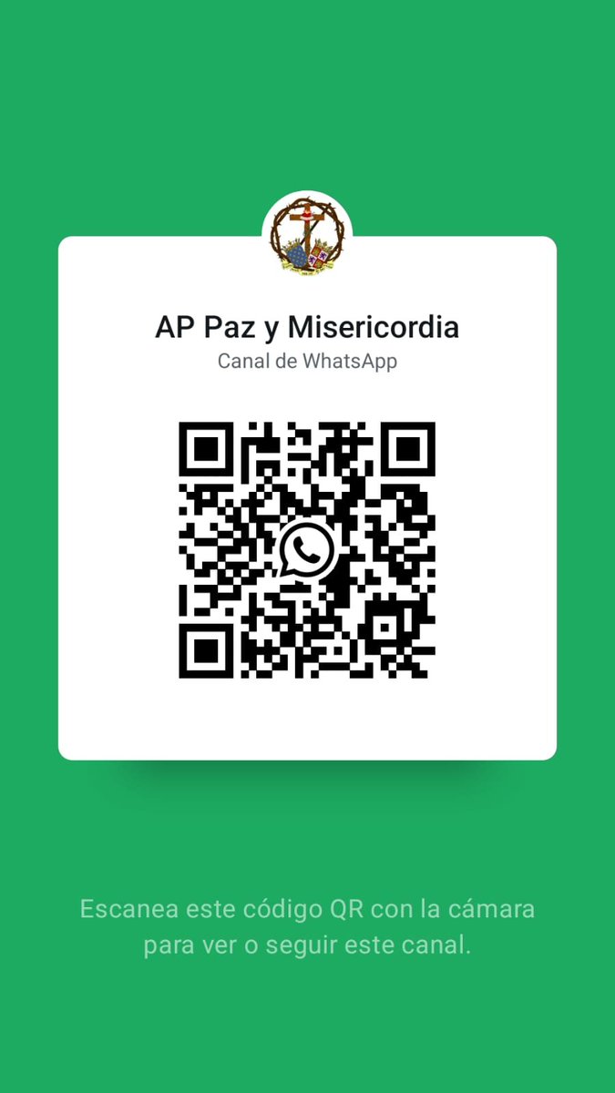 appazymisericor's tweet photo. Únete a nuestro Canal de WhatsApp a través del código QR o del siguiente enlace:

https://t.co/mp4ZSZbNTU https://t.co/tNOJRK1pyy