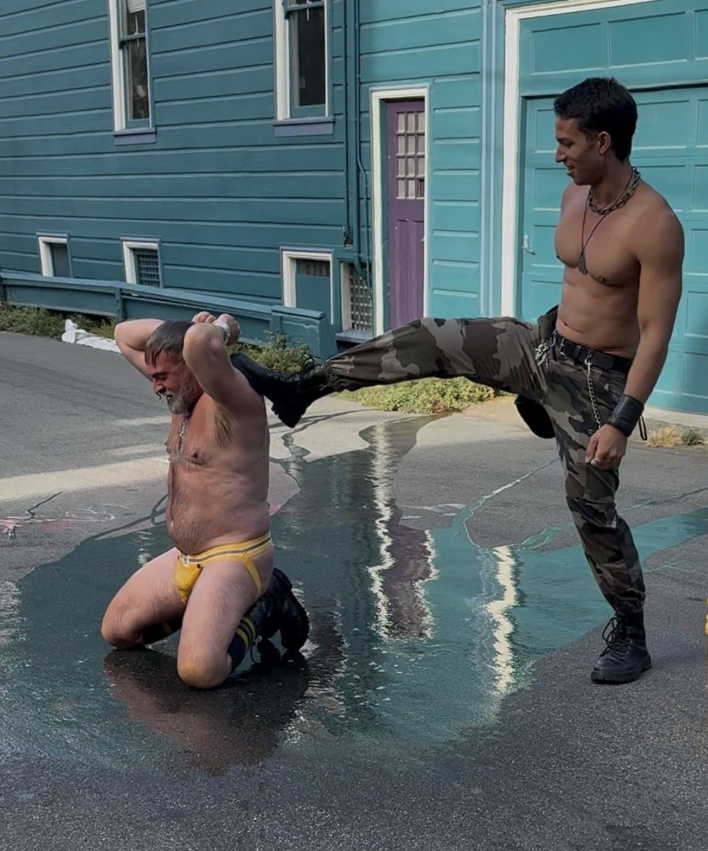 onguarddungeon's tweet photo. Annual Piss Bucket challenge at our annual Folsom Party completed!  Thanks for warming up the bucket with your final stream @jaydenkinky https://t.co/Uns4iU0G8b