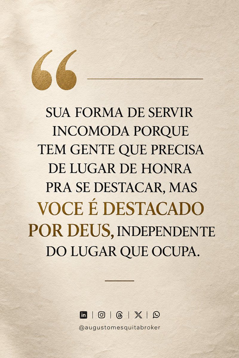 augustobroker's tweet photo. Continue servindo com excelência.
O reconhecimento de Deus é o que realmente importa.

#Servir #Fé #Propósito #Liderança https://t.co/fbxFppLtli