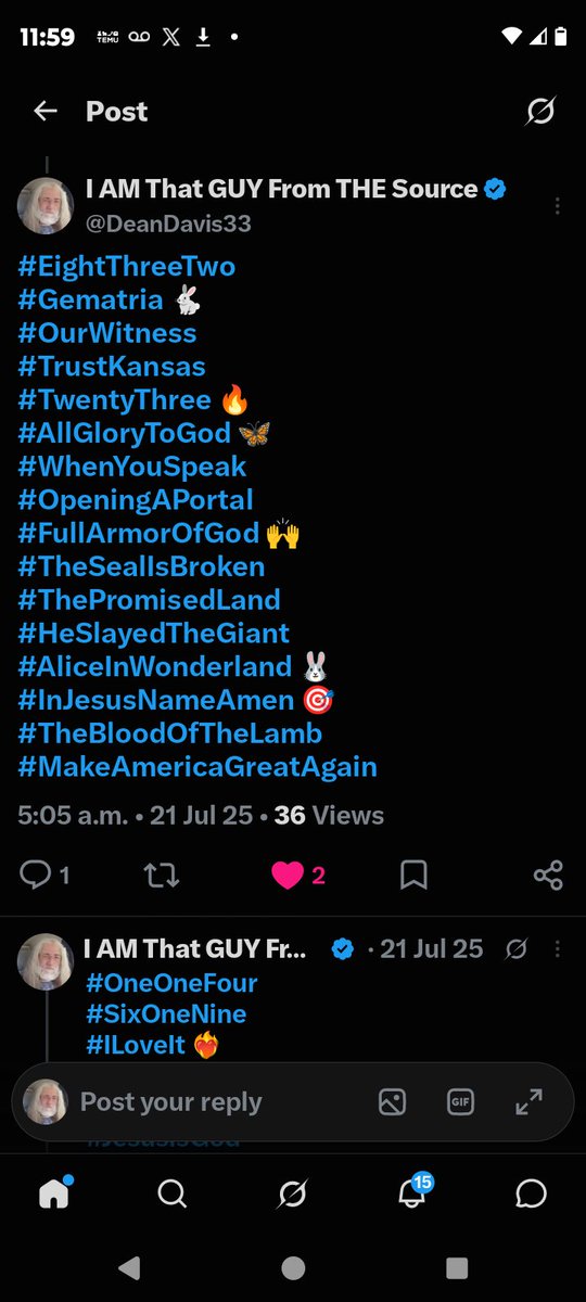 DeanDavis33's tweet photo. #EightThreeTwo
#AllGloryToGod
#FullArmorOfGod
#HeSlayedTheGiant
#InJesusNameAmen ๐
#MakeAmericaGreatAgain https://t.co/D8oniC6Tey