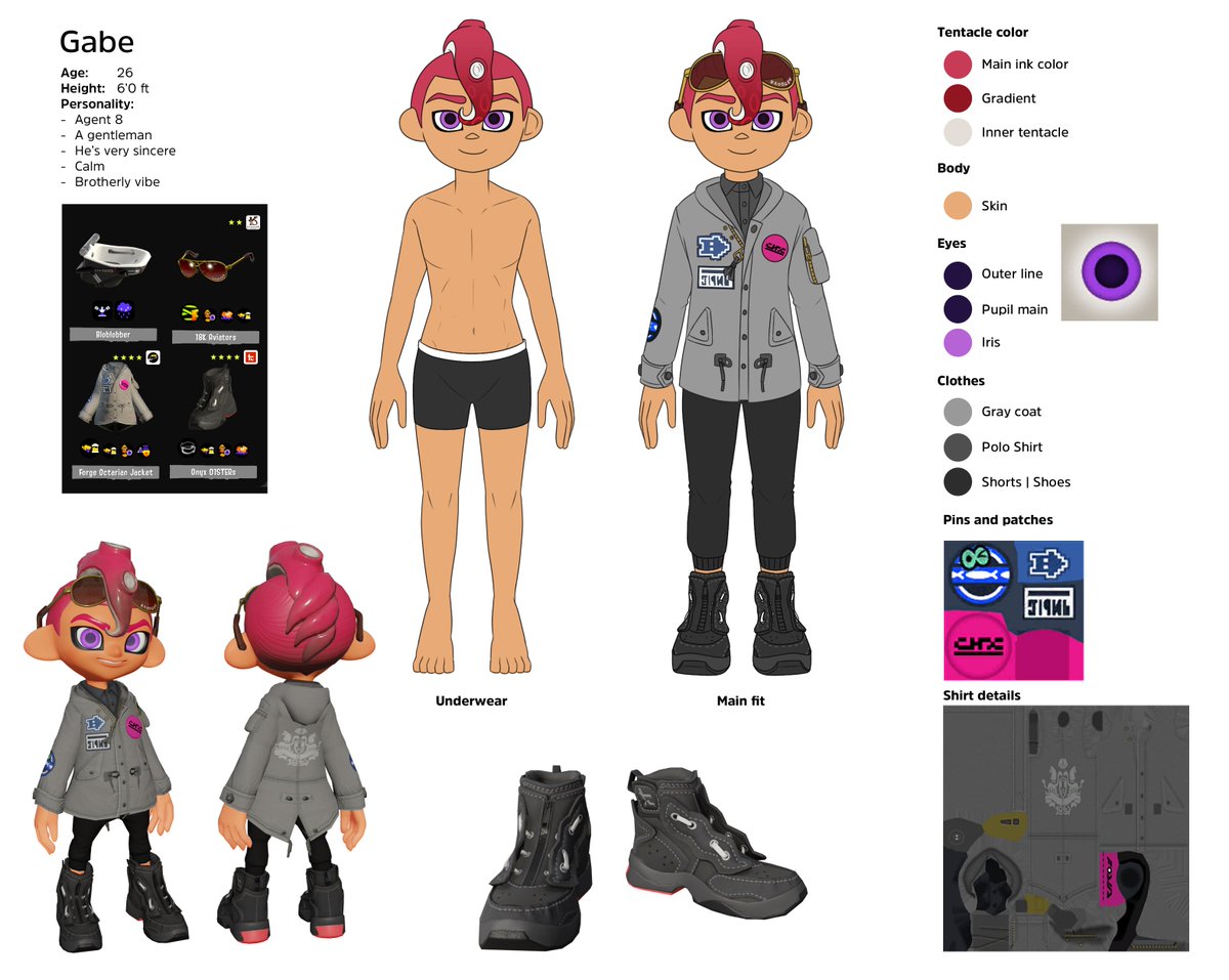 iStarletheaven's tweet photo. Ikabe Reference sheet drop :D https://t.co/g2v6m2BJUm