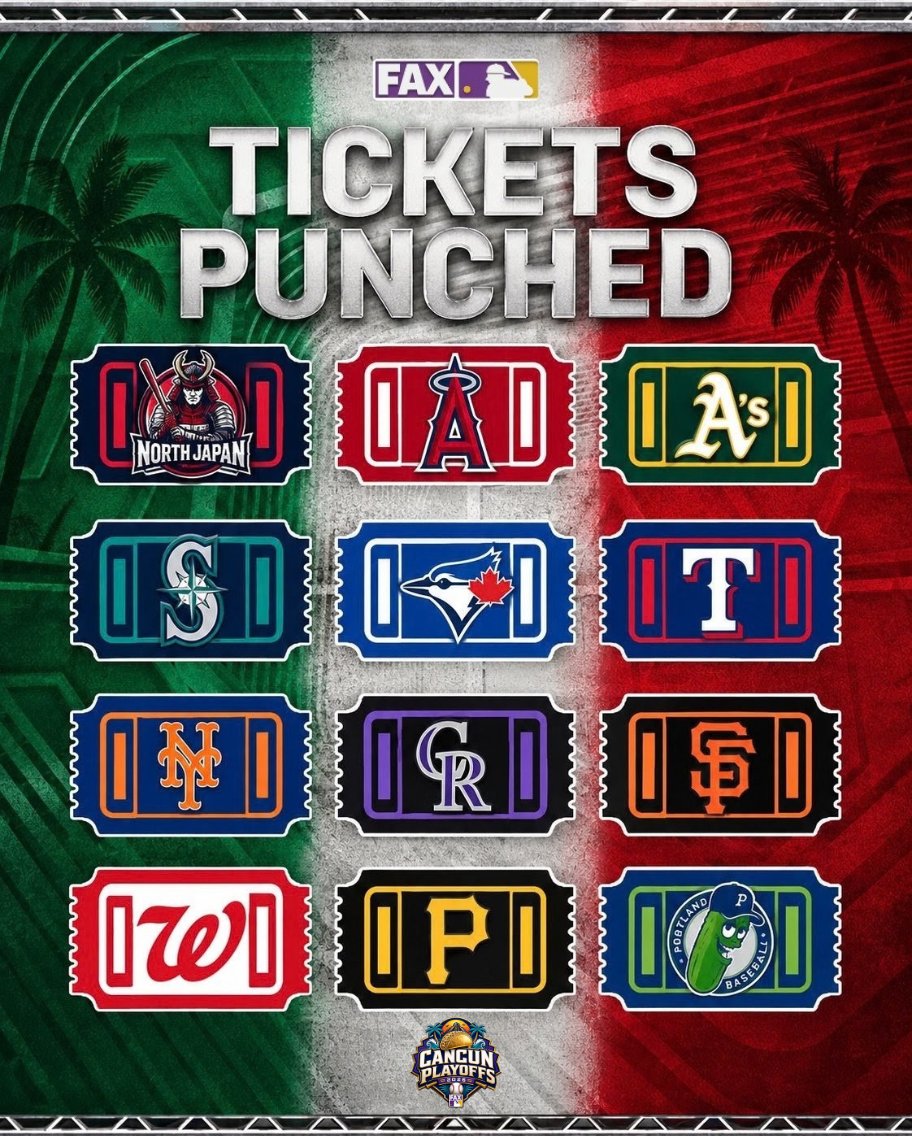 MLBONFAX's tweet photo. REPOST IF YOU GET TO WATCH YOUR TEAM PLAY CANCUN BASEBALL!!! https://t.co/gB2es3hT2P
