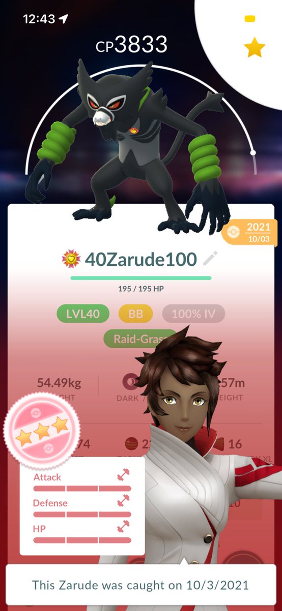 Laioshow90's tweet photo. Primeiro que usei a tampinha dourada foi o Zarude e agora o Zygarde. 
Os dois completinhos no 100%! 💯 https://t.co/mhxEmXJXBj