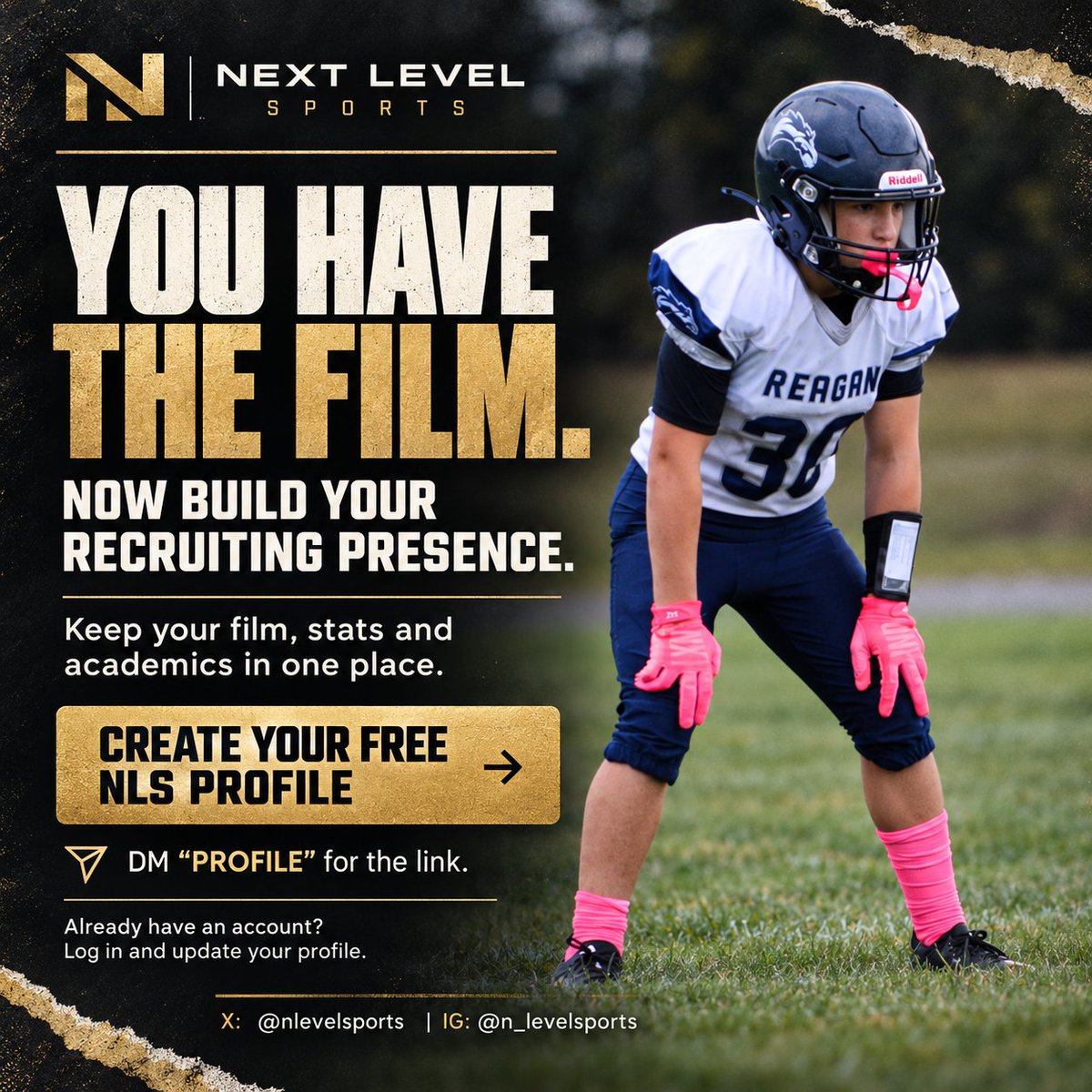 nlevelsports's tweet photo. Your game has changed. Has your recruiting profile?

Keep your latest film, stats and academics together with a FREE NLS profile.

New here? Create an account.
Already signed up? Add your latest updates.

Get started:
https://t.co/wYpyhEFnKr

@mosesk225 @Uorangemen2 https://t.co/mOpP36KnTV
