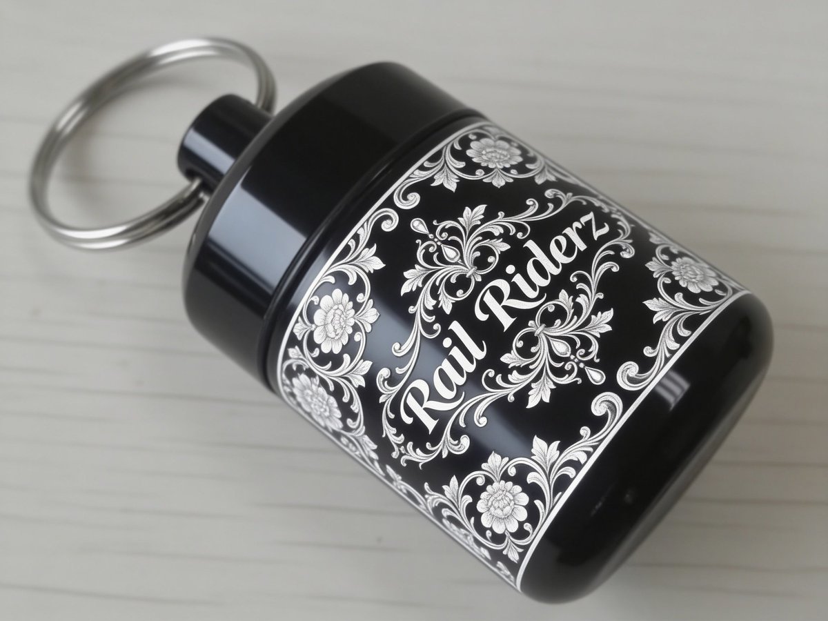 FestivalEarPro's tweet photo. Filigree is what you pick when you want the case to be the quiet part. Laser-engraved, matte black, NRR 19dB inside. #FestivalEarPro #RailRiderz #FestivalEarplugs https://t.co/sZlwI2sMt5