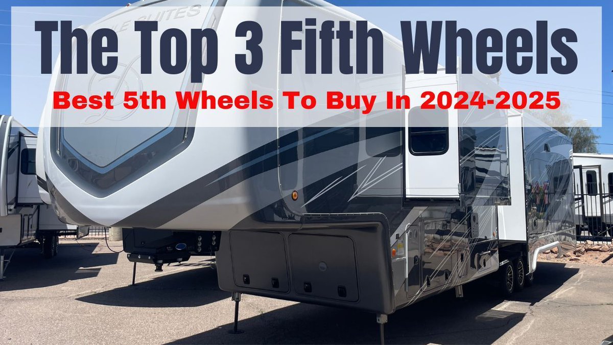 TheRVinspector's tweet photo. Fifth wheel RVs are very popular with RV buyers. And there are lots of brands and models to choose from.

But which manufacturers and models are best to buy if you want an RV with higher build quality? This video gives you my personal recommendations for the 2024-2025 model year - https://t.co/IaTBNzNooX 

Here is the link for my fifth wheel buying guide featured in this video - https://t.co/w8BX4jDGQC 
#traveltrailer #fifthwheel