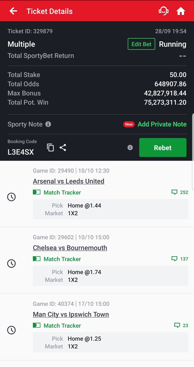 Mrbanks_jnr's tweet photo. Longshot ⚽ 

L3E4SX - 650k odds

We meet at the boom land ✅💥 https://t.co/J4ZR0KRStJ