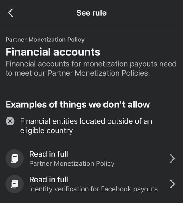 Nostalgia page monetization limited after 100k video views