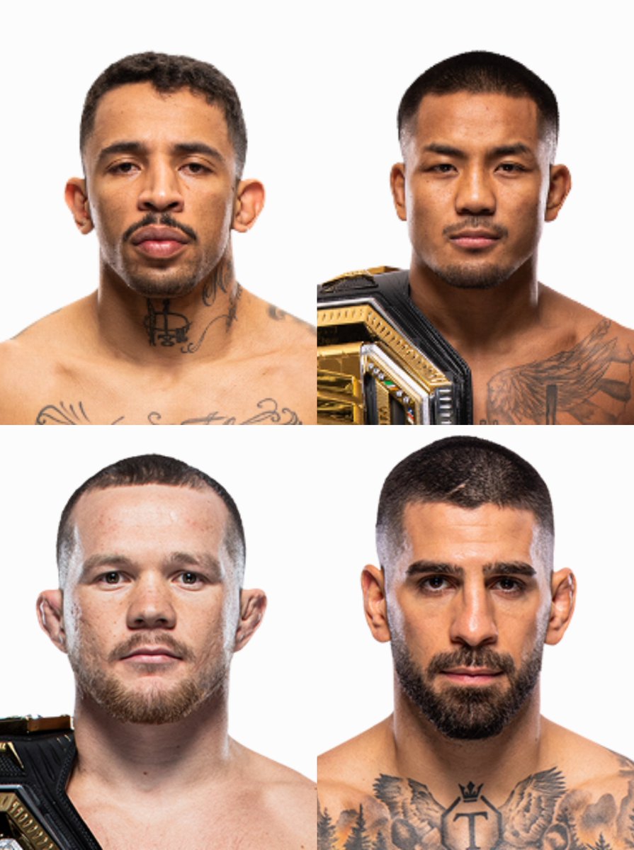 Pep_Lima's tweet photo. Rank These 4 Based on Striking ‼️

It's harder than it looks... https://t.co/CeqQw3gP7F