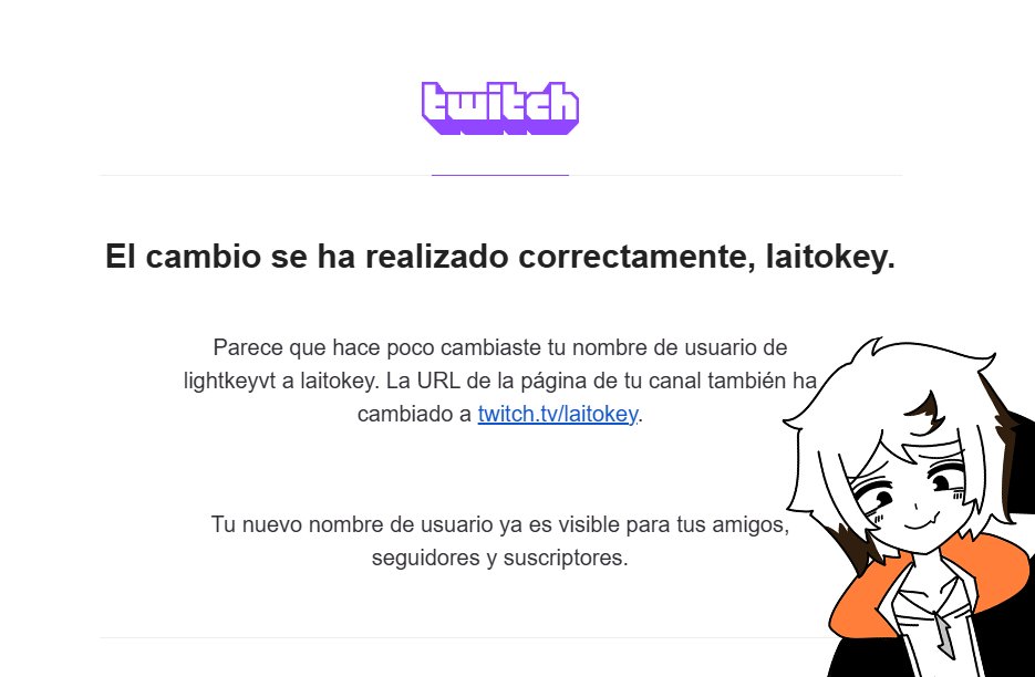 LaitoKey's tweet photo. Oficialmente nos hemos cambiado de nombre en Twitch✅

Hemos cambiado de LIGHTKEYVT a LAITOKEY.

He tomado esta decisión para unificar todas las redes con el mismo apodo de "Laito"

Seguiré siendo VTUBER y pueden seguir llamándome Light si quieren, ya que sigue siendo mi nombre🧡 https://t.co/SW6aYjmCBO