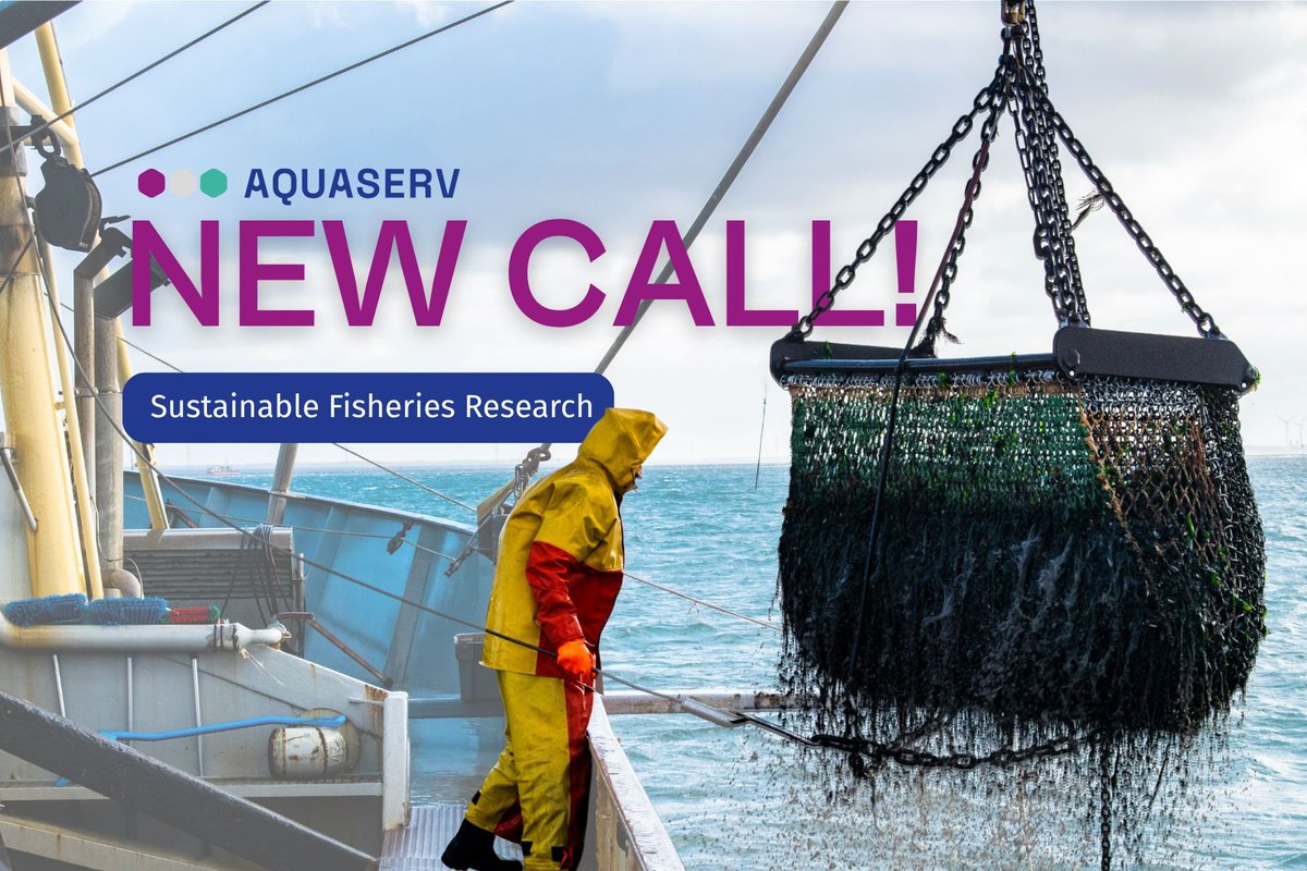 WestMedStrat's tweet photo. ‼️ The #AQUASERV Sustainable Fisheries Call is OPEN!🐟

Researchers in academia & industry: get funded access to top European research facilities (up to 3 mos) for projects on:

☑️Fishing gear selectivity & waste reduction
☑️Biology, ecology & monitoring of wild stocks
☑️Ecosystem-based management & EU CFP / Marine Action Plan goals

🗓️ Deadline: 4 Dec 2026
More👉https://t.co/8me4l6dNqX
