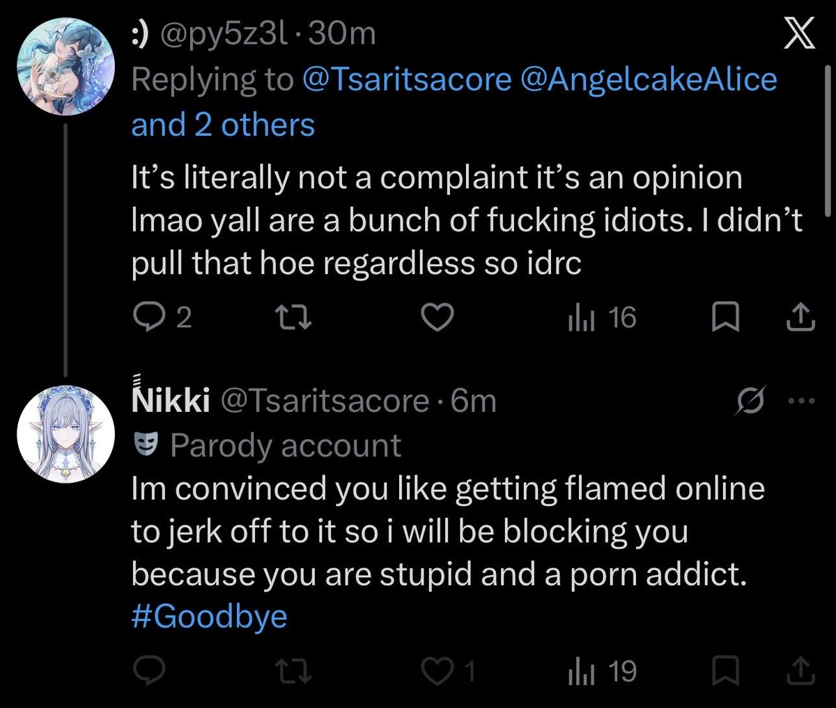 py5z3l's tweet photo. Omg all because I said I liked a mod more than the og design. I never even shit on vesna I just said my opinion. Who fucking cares why are you so mad about what I prefer when 80% of the comments already agree with u. And then blocked me like a pussy LOLL💀 @tsaritsacore https://t.co/AvAzho1O2G