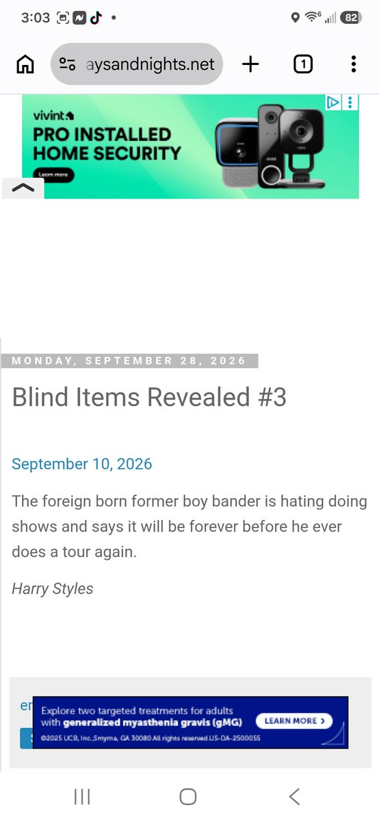DWilson9098561's tweet photo. Double Trigger Warning 

9-28-2026 Blind Item

https://t.co/oVUrJ2nBgS https://t.co/JfYKEJ1D05