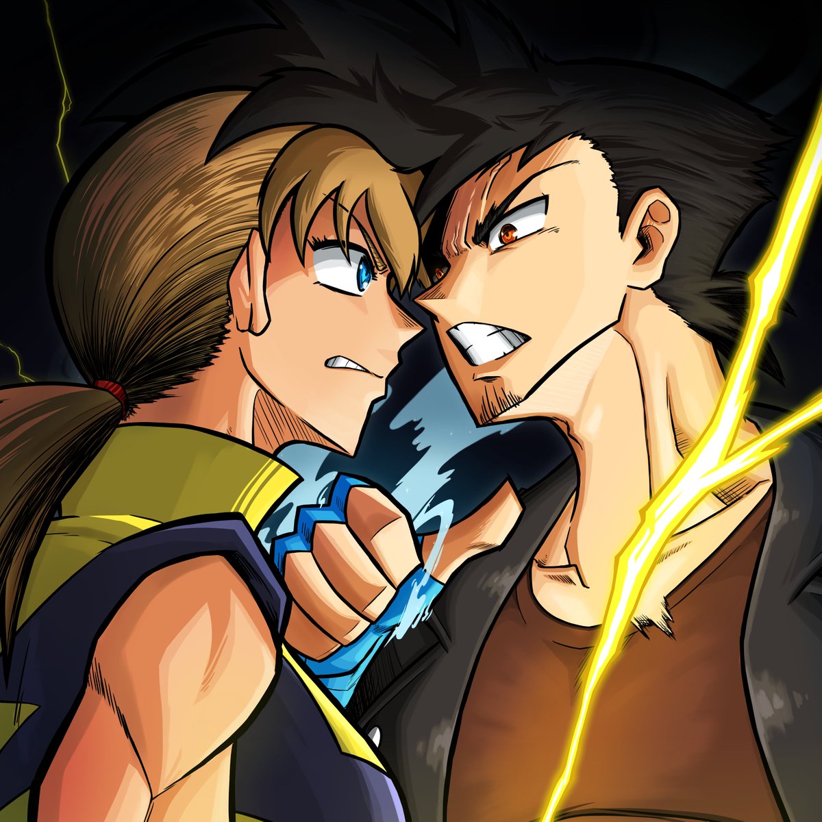 FrostFireGame's tweet photo. (1/3) FROSTFIRE STATUS UPDATE!
Several things to talk about, first: aside from putting a bit of extra work for *something*, we've essentially finished development of the game and we're entering the marketing phase and started working on it! (here's a new promotional illustration) https://t.co/b25lq2qQUh