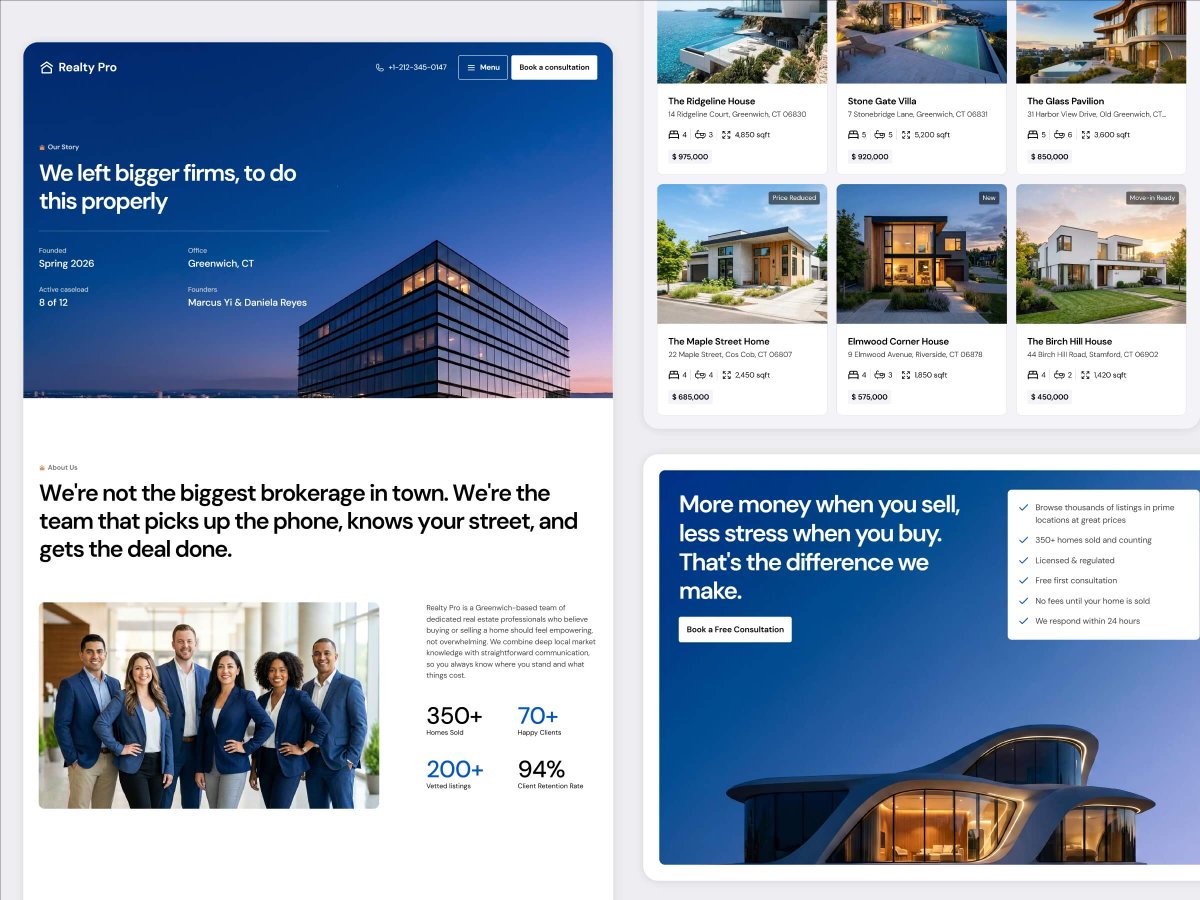 Xavier_web_dev's tweet photo. 🚨Calling to all Realtors !  

Most real estate websites look the same.  

So I built a Framer template that doesn't. A fully packaged, SEO-enhanced real estate website designed for realtors who want a more premium digital presence.  📷 Professionally designed

#FreeWebsite https://t.co/rzoeKzMPME