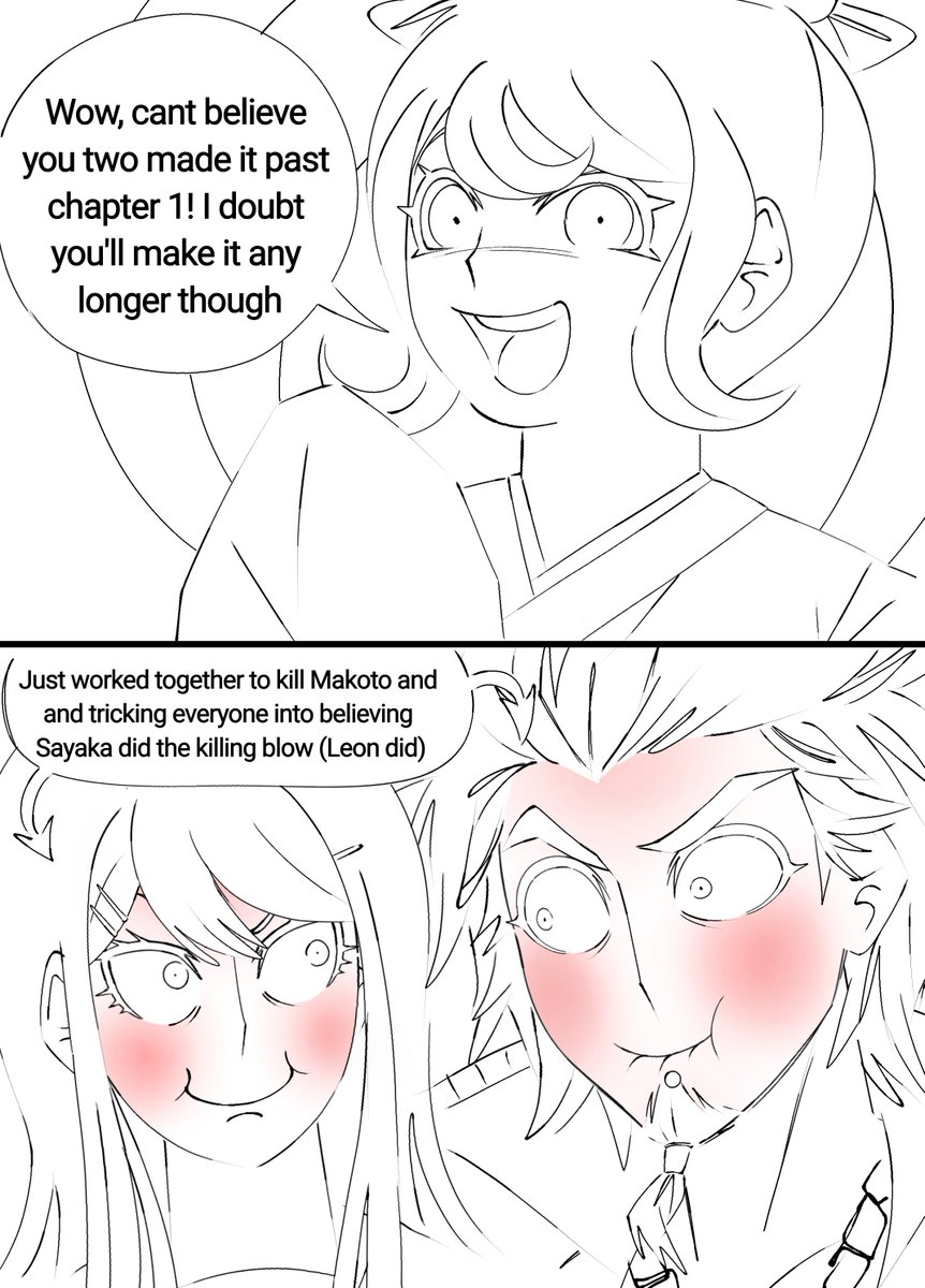 cervusel's tweet photo. shintri trial shenanigans with bff
#danganronpa #sayakamaizono #leonkuwata https://t.co/6EKlUI8ldC