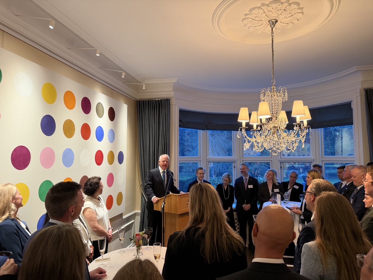 GreggMast's tweet photo. Excellent day exchanging biz &amp; investment opportunities to accelerate the transformation of our economy! Nordic Innovation Fair &amp; meetings alongside @CleanEnergyMN partners, APEX &amp; @GreaterMSP. Thank you @USAmbDenmark for hosting @GovTimWalz @mndeed &amp; delegation tonight! 🇩🇰 🇺🇸 https://t.co/B5FaiXOH1y