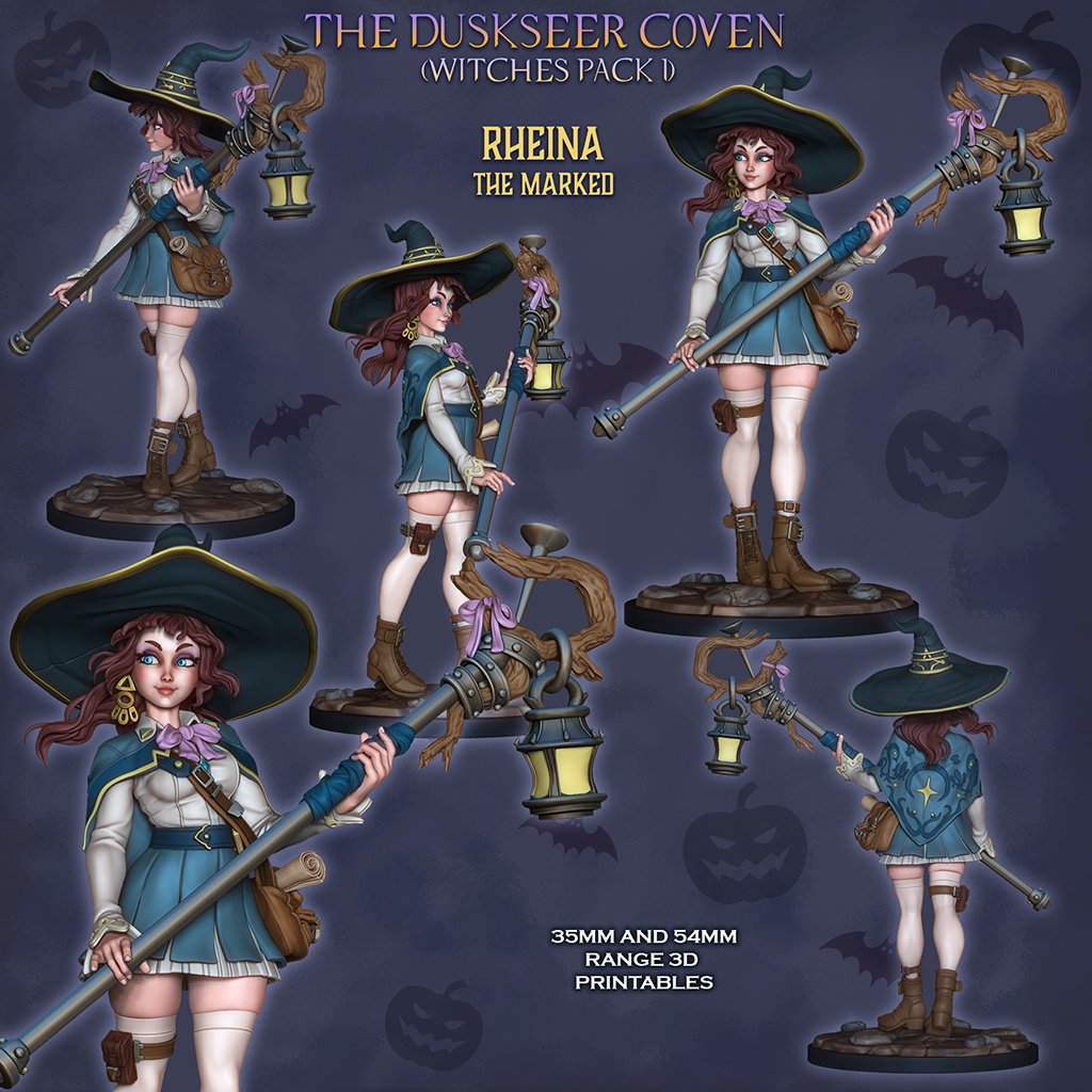 RAW_RoninArts's tweet photo. Hear, hear and get hyped for Spooktober! 🎃🎃🎃
We got an enticing dark angel and a fearsome warrior lady as pinups, as well as  a coven of witches ready for you!
Check out the links below to learn more! https://t.co/v3A2DB6fkT