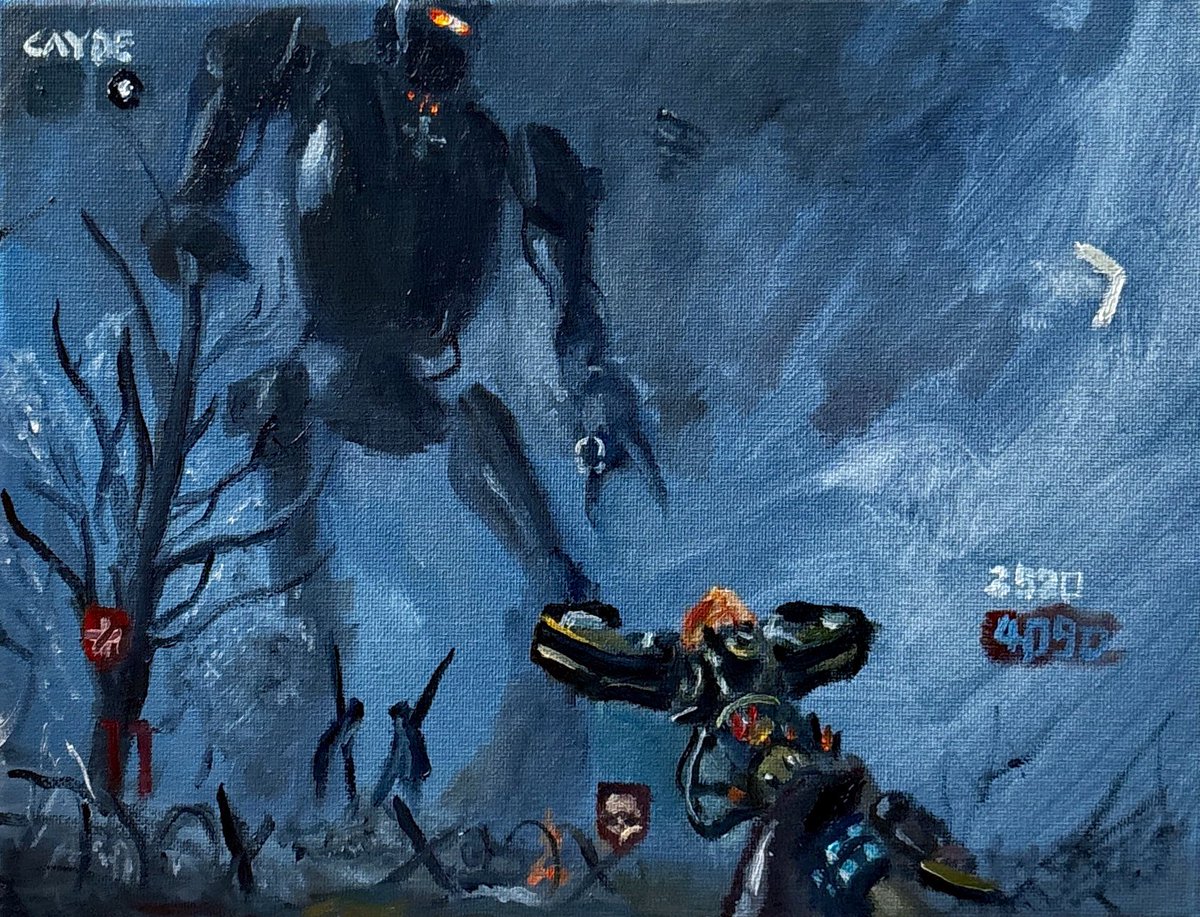 caydeplanet's tweet photo. Here’s an oil painting I made of Origins from Call of Duty, Black ops 2 Zombies https://t.co/2ubqBoX8lM