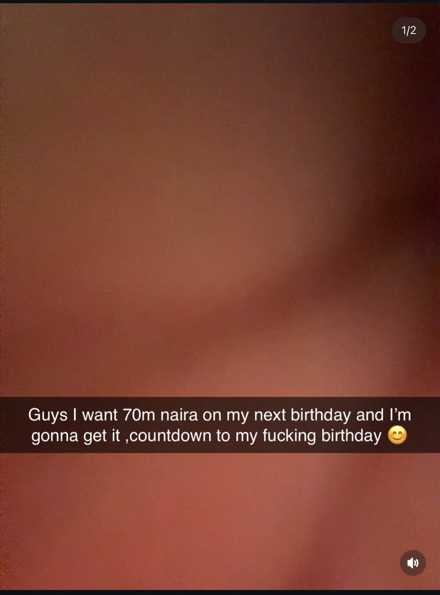 Nimisioluwa's tweet photo. Influencer Laura has made a public demand for ₦70 million for her 24th birthday, after receiving ₦40 million last year.

She said she doesn’t know where the money will come from yet, but she has made the intention public and promised herself that she will definitely get the ₦70 million. 😭😂

Gist with me Oremi 🤭🤭