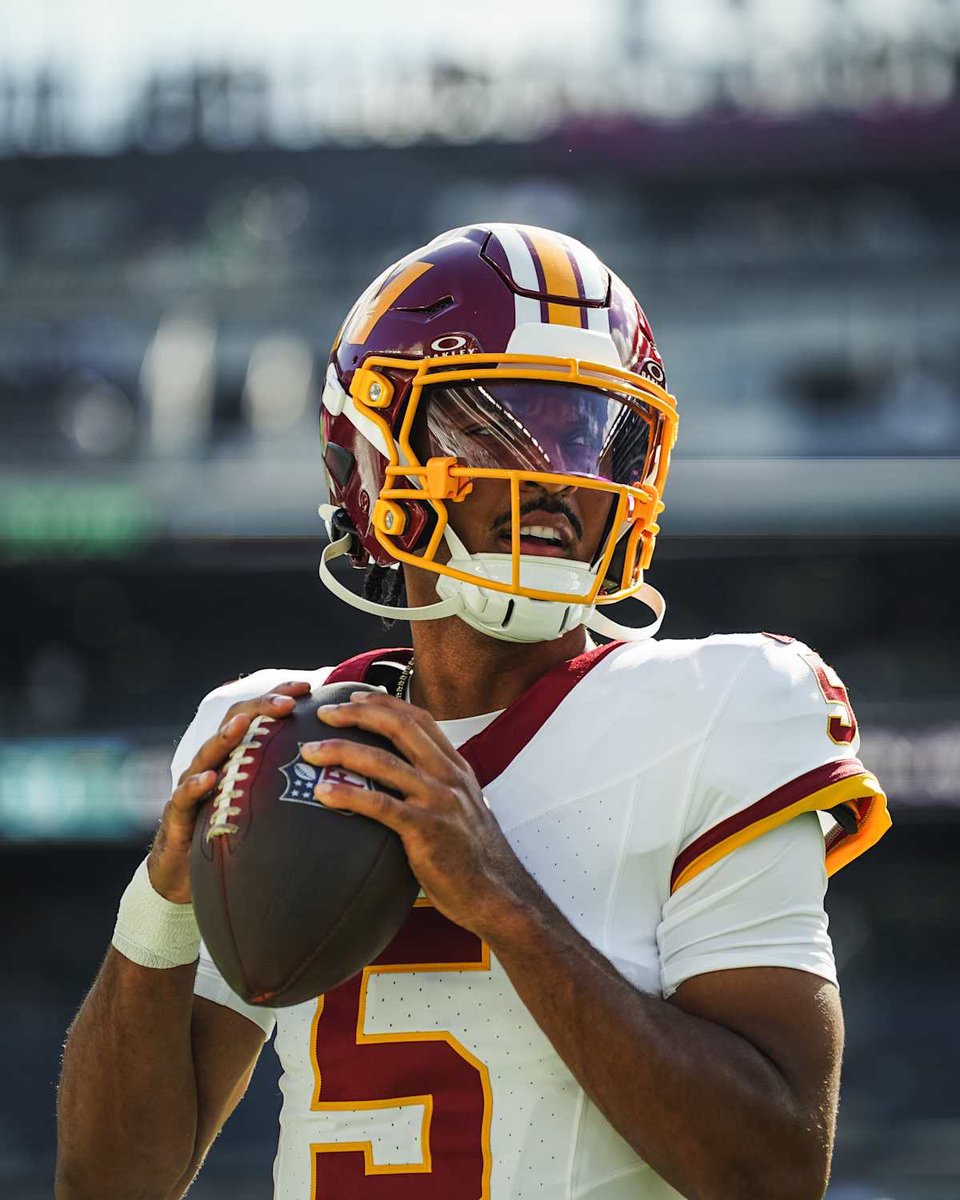 JoshTaylorFB's tweet photo. HC Dan Quinn says QB Jayden Daniels will participate in practice this week in London. #Commanders https://t.co/8967P7Vcm2