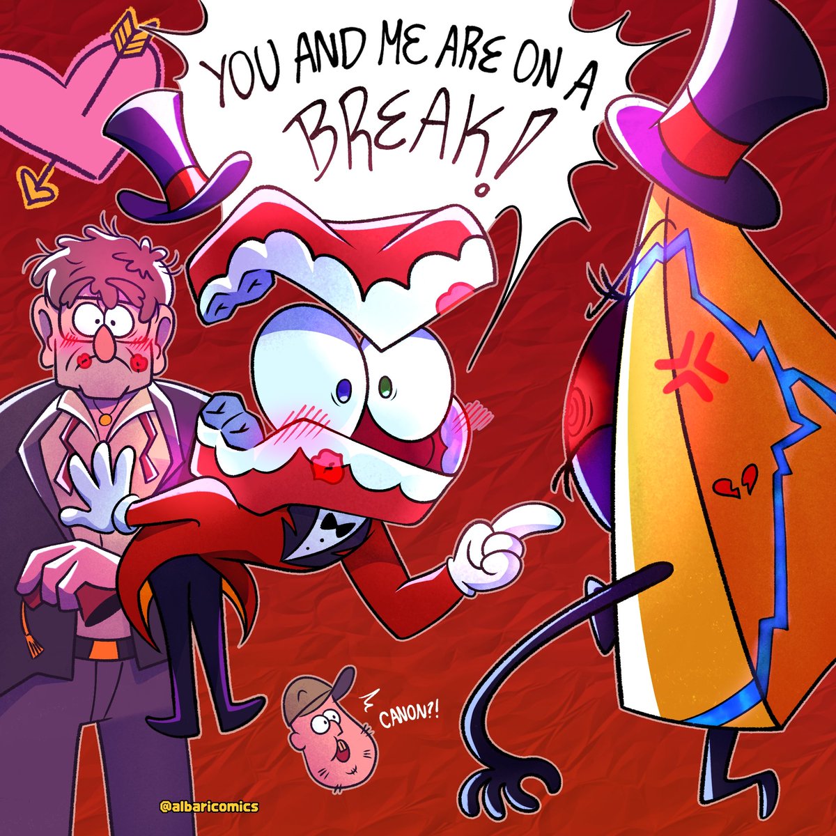 albaricomics's tweet photo. CAINE, YOU HUSSY!!! 🗣️🎪

#TADC #gravityfalls #caine #billcipher https://t.co/ACY6nAWYua