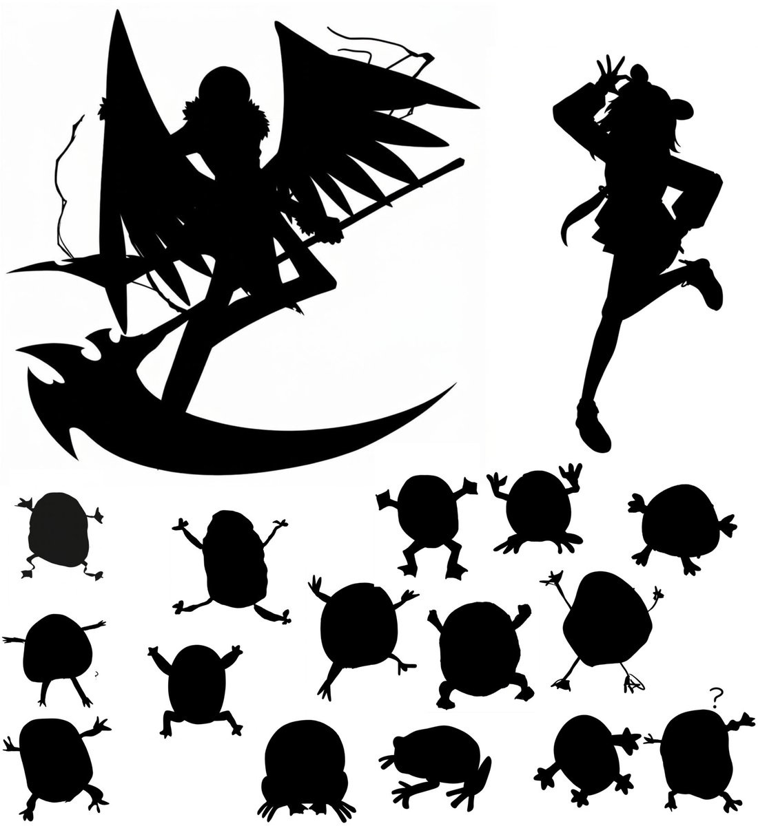 Maid_on_Parry's tweet photo. 実はミニゲーム用グッズにも描き下ろしイラスト、あります

2枚と？？？(15匹)がございますので、何のイラストが予想してみてくださいね！

#Maid_on_Parry https://t.co/ZqtMUmSkXs