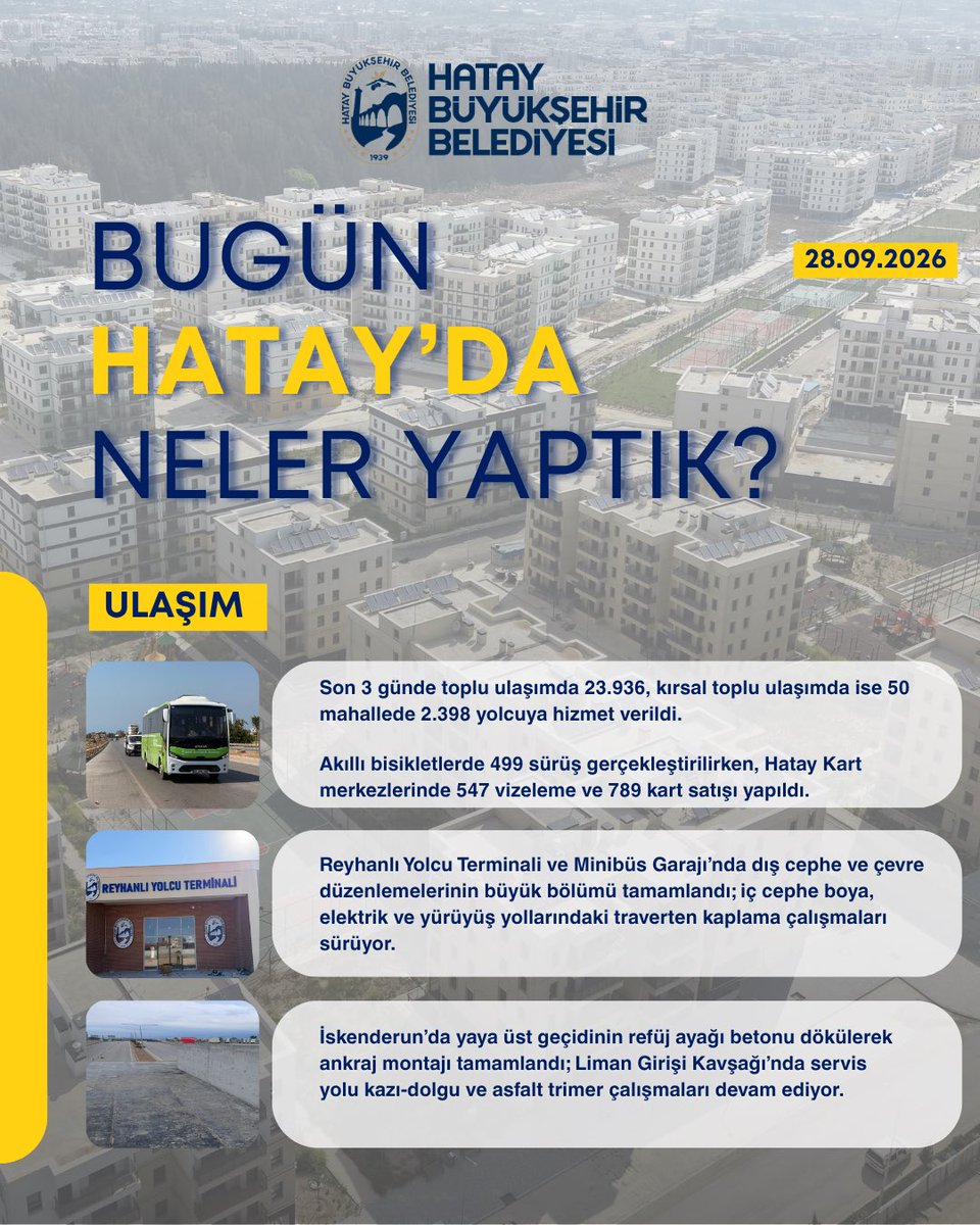 HatayBSB's tweet photo. Bugün Hatay'da neler yaptık?
🗓28.09.2026 https://t.co/aHBwRO7Nqk
