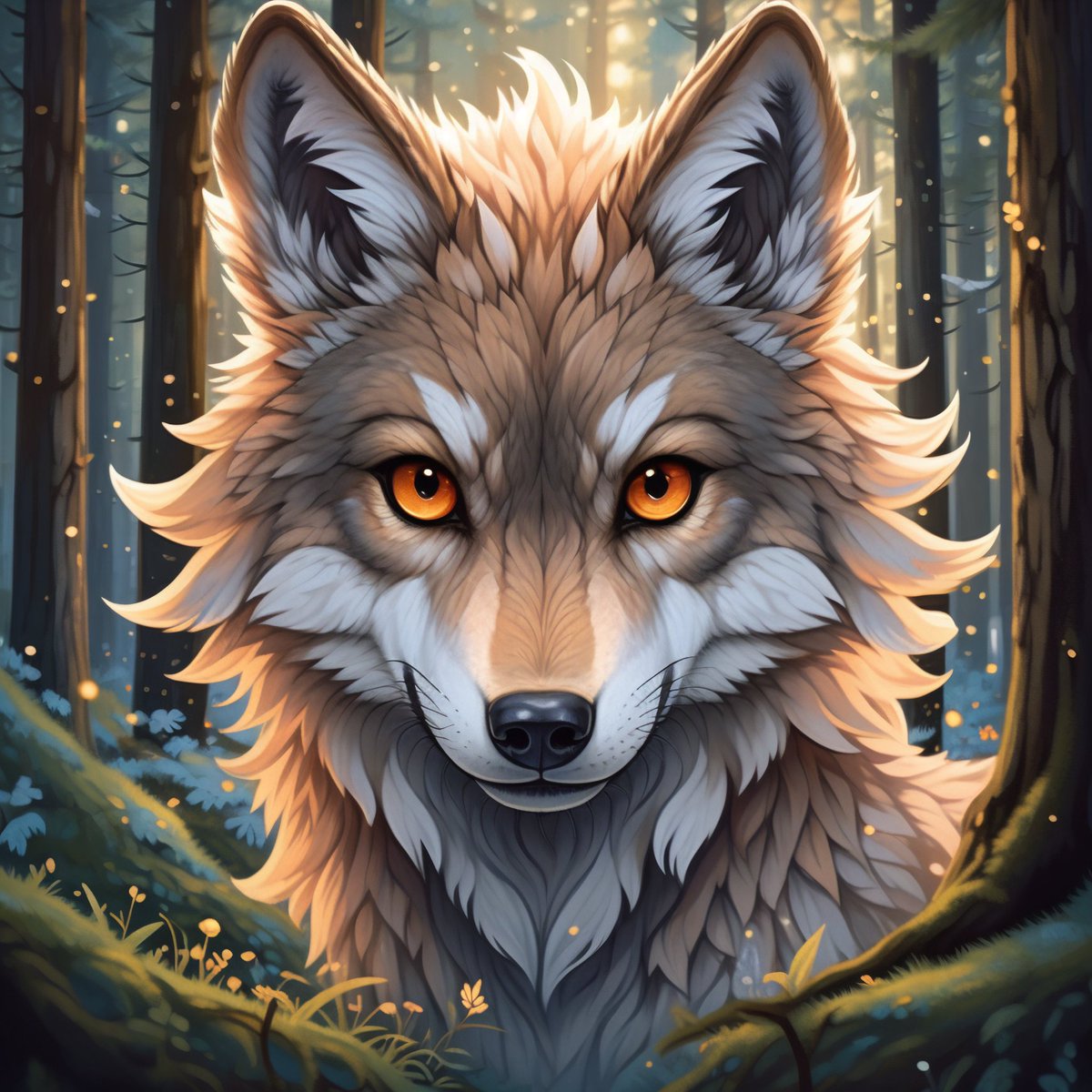BcelmxiTLH3JcsC's tweet photo. [A cute little wolf in the thicket winks playfully, looking so lively!] https://t.co/y1h7OsW0LK