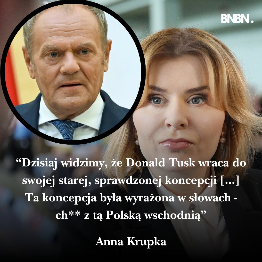 bnbnpolska's tweet photo. Anna Krupka na poniedziałkowej konferencji Prawa i Sprawiedliwości w województwie świętokrzyskim nie owijała. Rząd Donalda Tuska – przekonywała – wraca do starej, sprawdzonej koncepcji, którą miał wyrazić były minister w jego ekipie Włodzimierz Karpiński.
#Krupka #SAFE https://t.co/ow1vevjqka