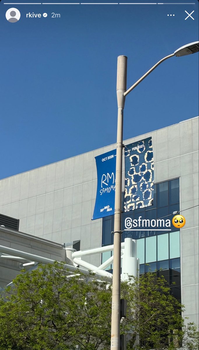 jimininbloom's tweet photo. #RM  Instagram Story 

🐨:  @/sfmoma 🥺

#RM #BTSRM #Kimnamjoon #Namjoon #방탄소년단 

(https://t.co/zr8H21KVOe https://t.co/hh0MYbUzKH