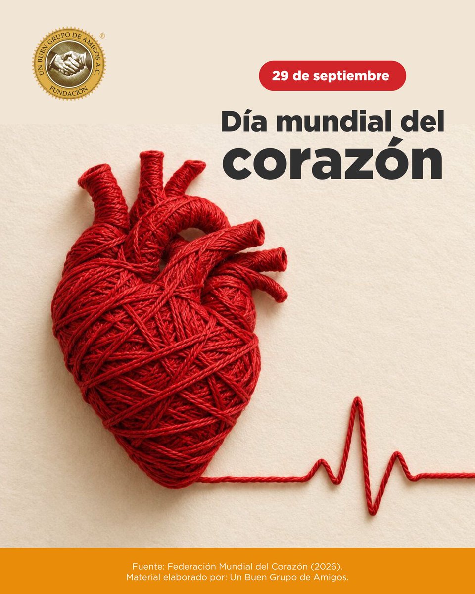fundacionubga's tweet photo. ¡Nuestro corazón es vida! 🫀🙌
Cuidémoslo de las enfermedades cardiovasculares con buenos hábitos 💪🩺
#DiaMundialDelCorazon #corazon #cuidatucorazon #corazonsano #hearthealth #heartday #heartdisease #PrevencionesSalud #salud #buenoshabitos #cambiandovidas #apoyopositivo https://t.co/vYwcE80bcz