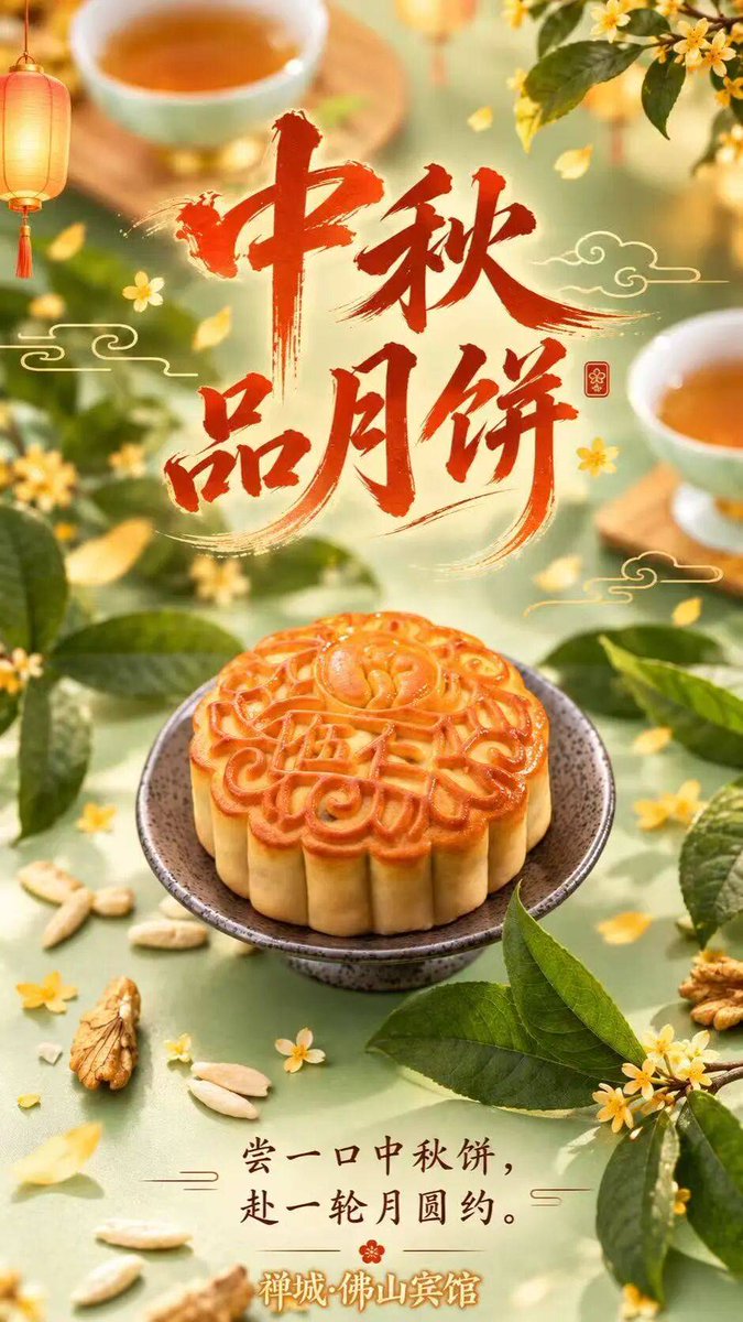 LindyKesle5dn's tweet photo. This Mid-Autumn Moon is full, this year’s hopes are clear—may your plate be sweet mooncakes, your heart be warm, and every dream you hold come true. ， https://t.co/NjGkViMd55