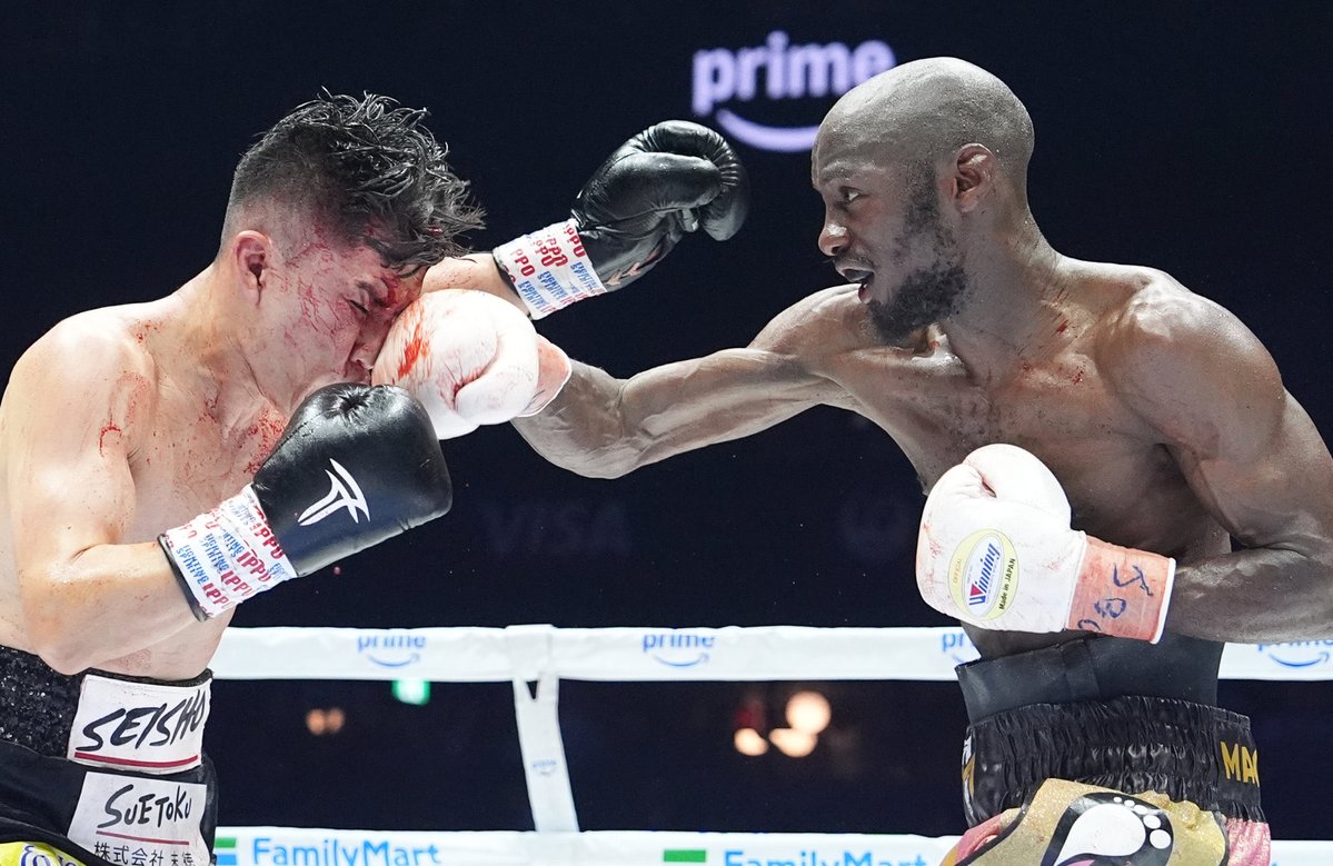GlobalboxingNTW's tweet photo. 🇿🇦 NEW WORLD CHAMPION! 🏆

Ricardo Malajika defeated Tomoya Tsuboi by split decision in Tokyo to win the vacant WBC super flyweight title.

Tsuboi pushed the pace. Malajika finished strong. Respect to both after 12 rounds. 🥊

How did you score it?
#GBN #Boxing https://t.co/tHd3jzwpfN