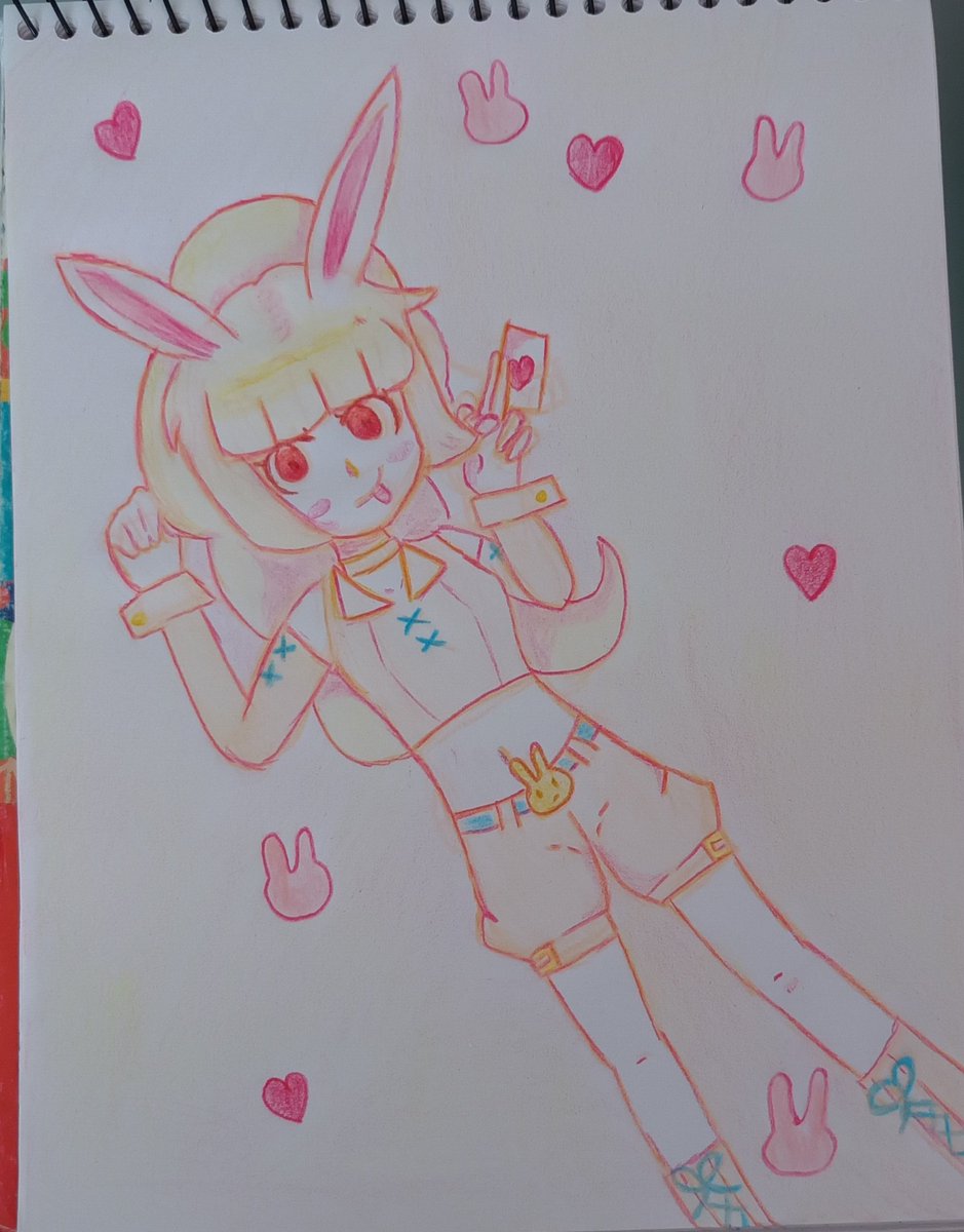 Eliane_Hunts's tweet photo. It's been a while since i colored with color pencils, BUT look how cute she looks!!
#YokaiWatch #SnSpectHare #スノーラビィ #妖怪ウォッチ https://t.co/NFhYGSBB8X